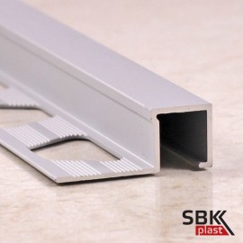 ПО-П12/12 профиль алюминиевый  для окантовки стыковки керамической плитки 